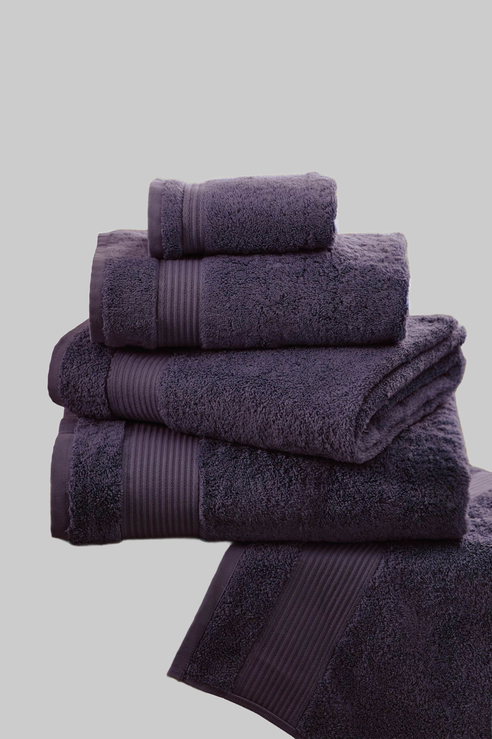 Handtücher Next Next Premium Egyptian Cotton Bath Towel - 600 GSM Ultra Soft Handtuch (1-Piece) | Luxury Spa Quality | OEKO-TEX Certified Purple Plum