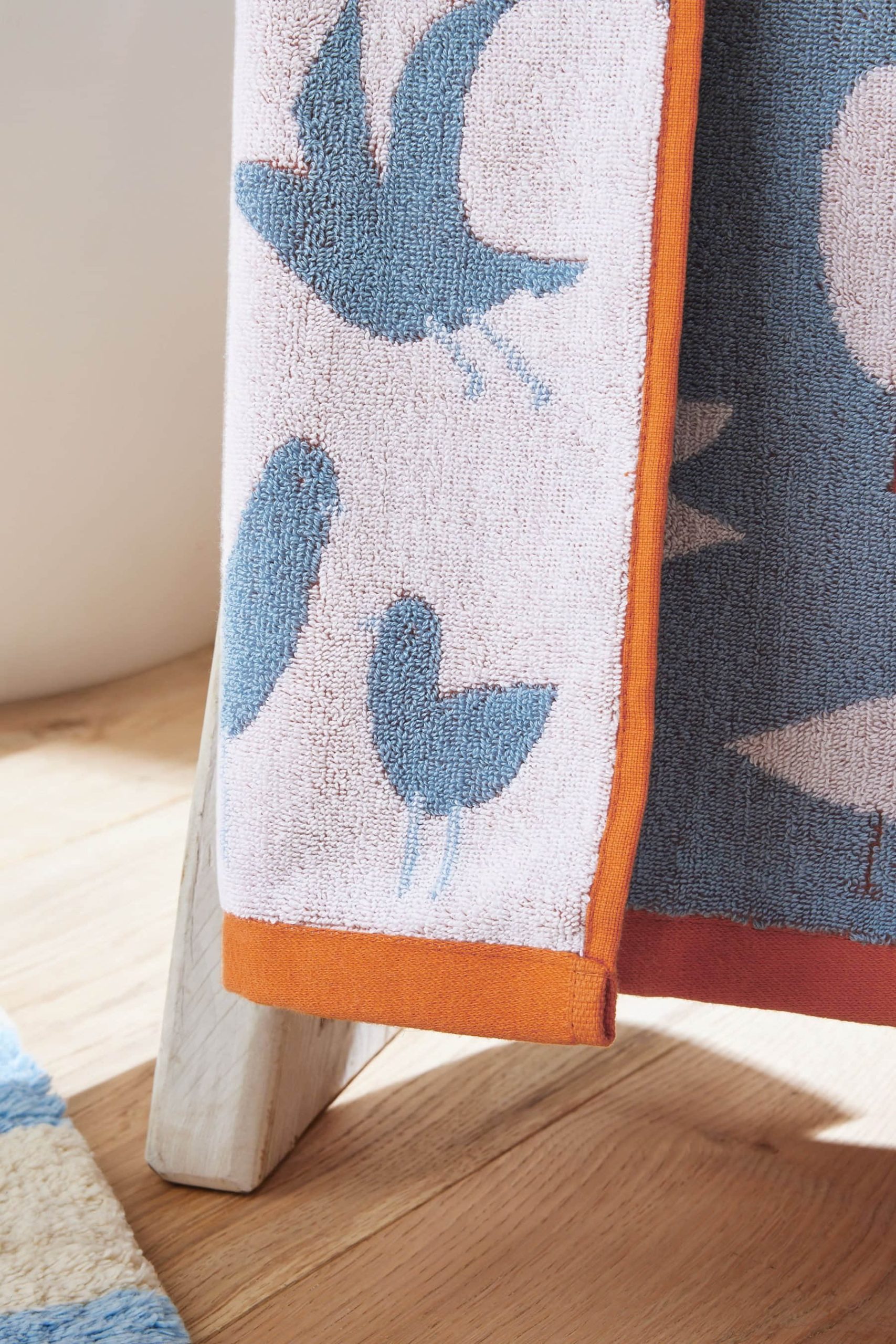 Next Next Premium Egyptian Cotton Bath Towel - 600 GSM Ultra Soft Handtuch (1-Piece) | Luxury Spa Quality | OEKO-TEX Certified Blue Seagull Handtücher