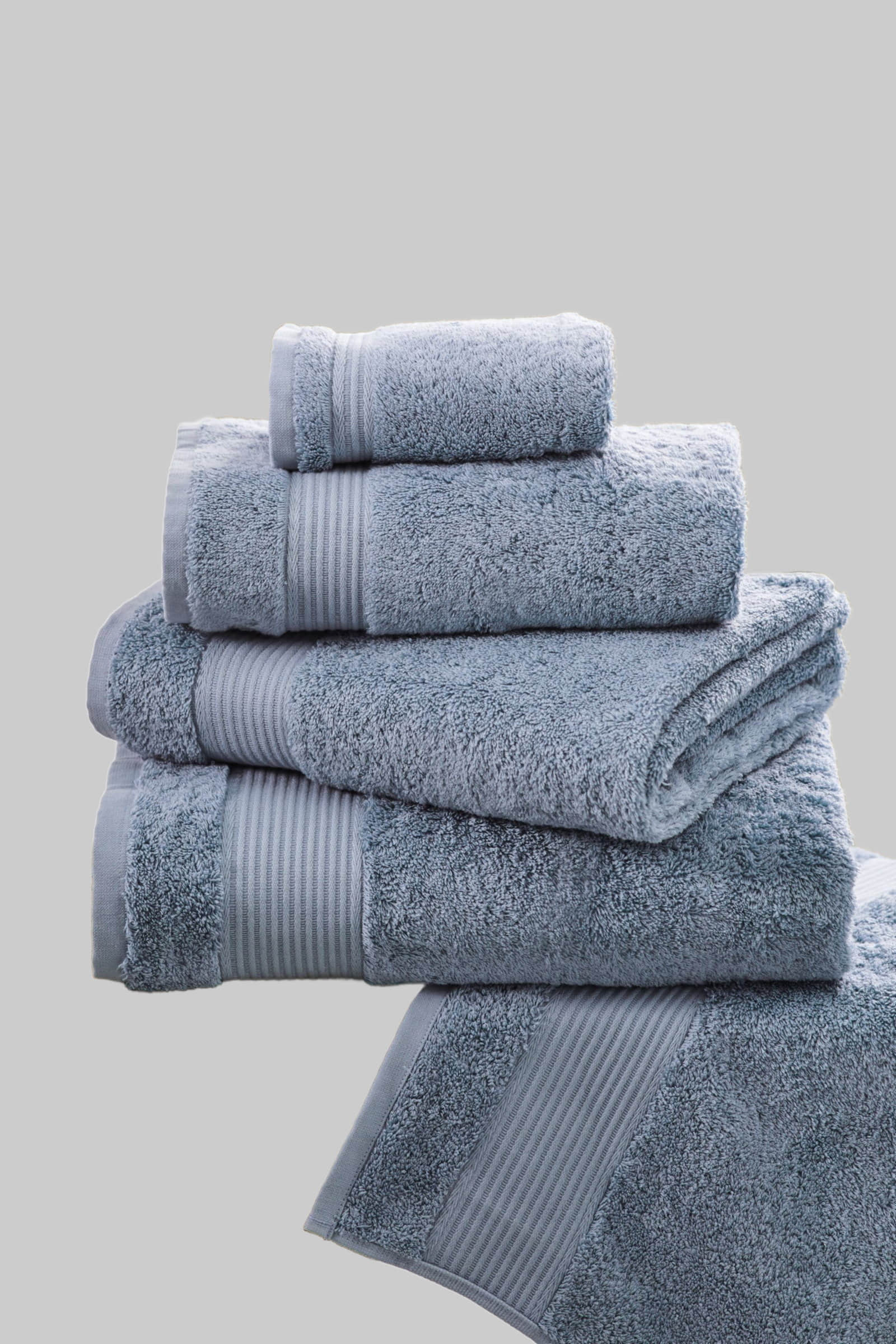 Next Next Premium Egyptian Cotton Bath Towel - 600 GSM Ultra Soft Handtuch (1-Piece) | Luxury Spa Quality | OEKO-TEX Certified Blue Slate Handtücher