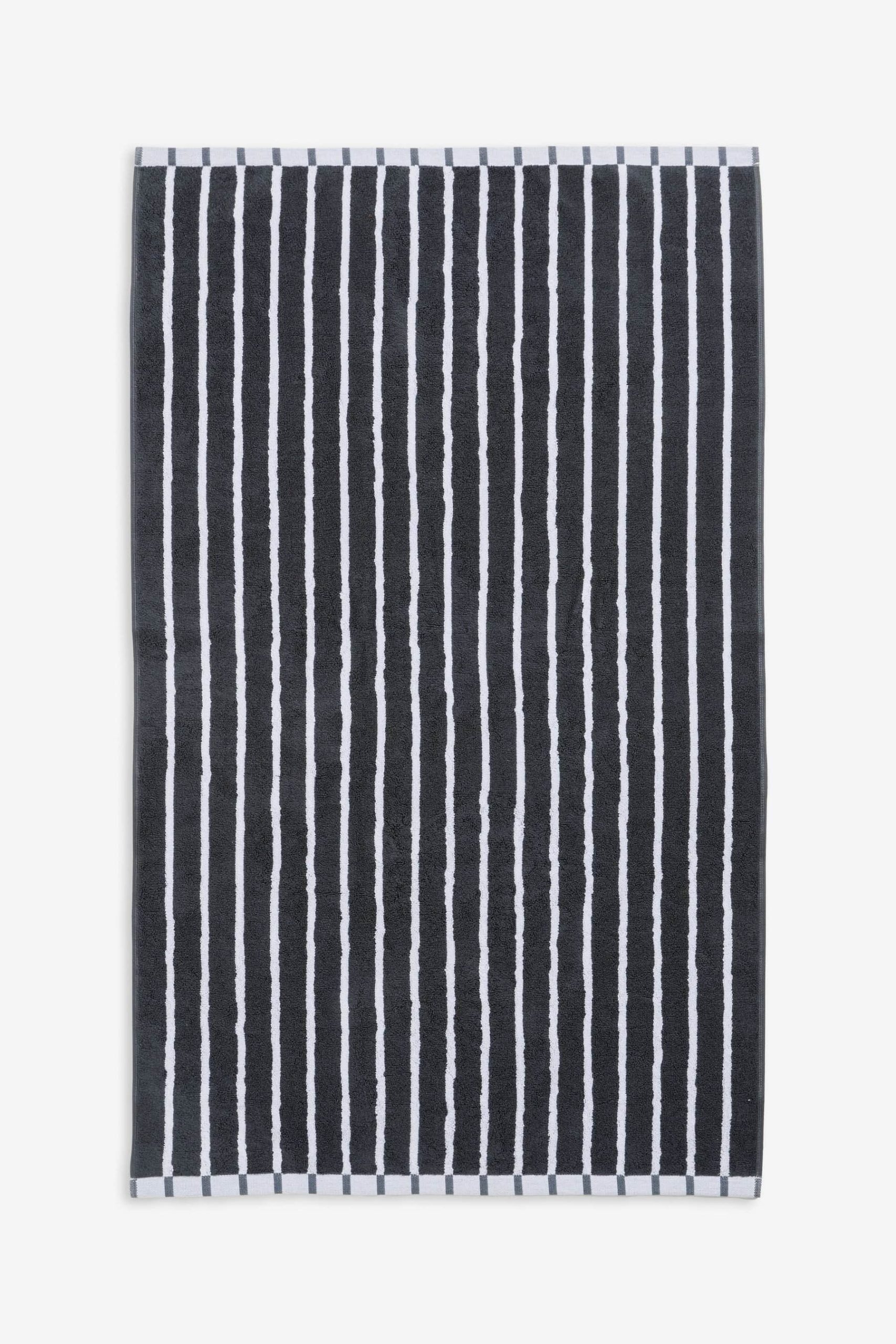 Handtücher Next Next Premium Egyptian Cotton Bath Towel - 600 GSM Ultra Soft Handtuch (1-Piece) | Luxury Spa Quality | OEKO-TEX Certified Blue Stripe