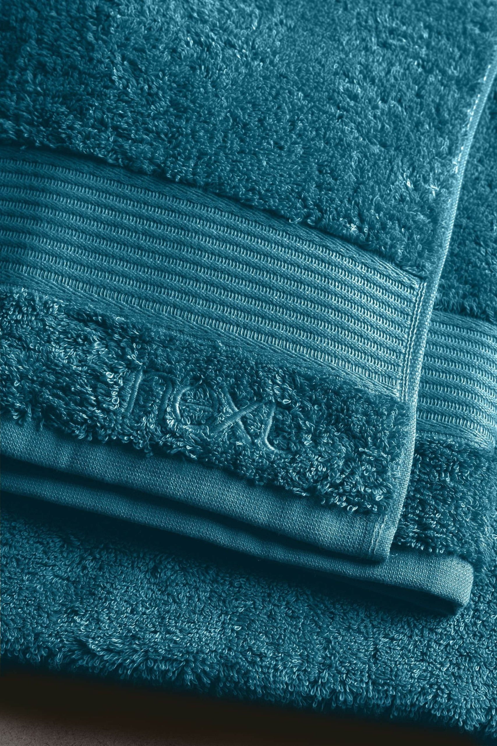 Next Next Premium Egyptian Cotton Bath Towel - 600 GSM Ultra Soft Handtuch (1-Piece) | Luxury Spa Quality | OEKO-TEX Certified Blue Teal Handtücher