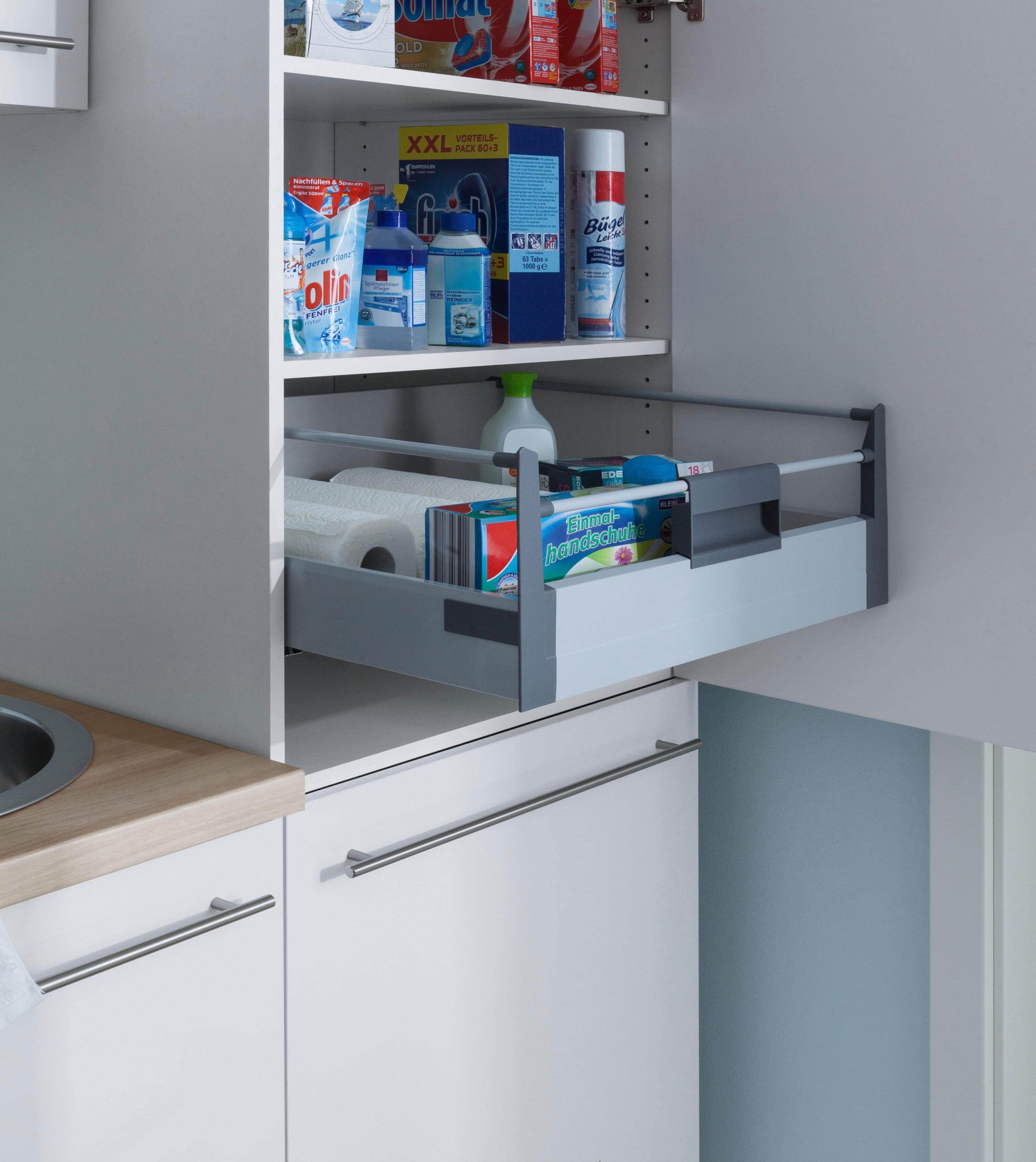 OPTIFIT Küchenmöbel OPTIFIT Arbeitsplatte »Luzern«, 38 mm stark – Robust & pflegeleicht für Küchenserien Bern und Aue akaziefarben