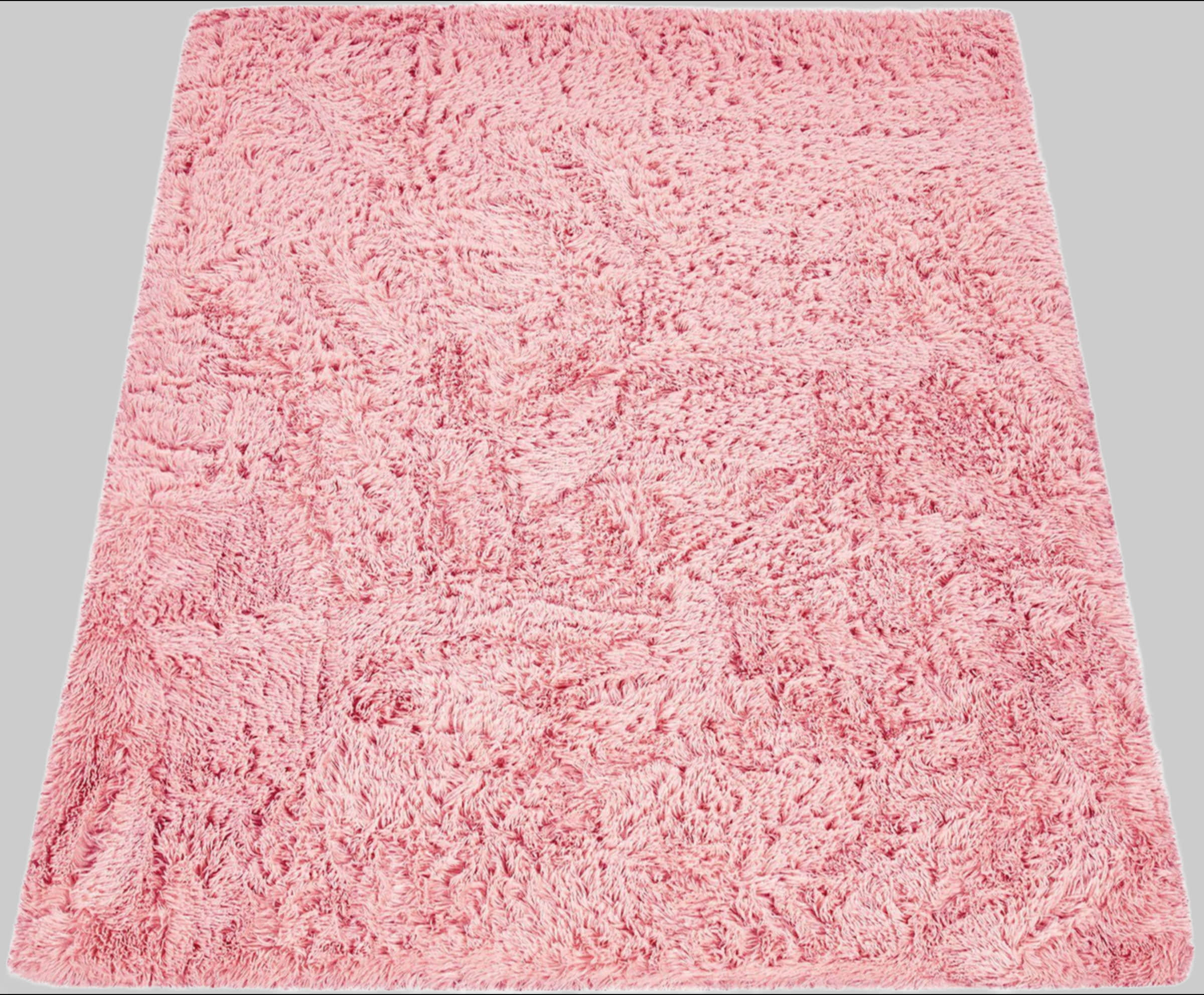 Teppiche Paco Home Paco Home Hochflor-Teppich Silky 591 | Premium Shaggy Rug | 37mm Extra Soft Pile | Polyester | Living Room & Bedroom | Underfloor Heating Compatible rosa