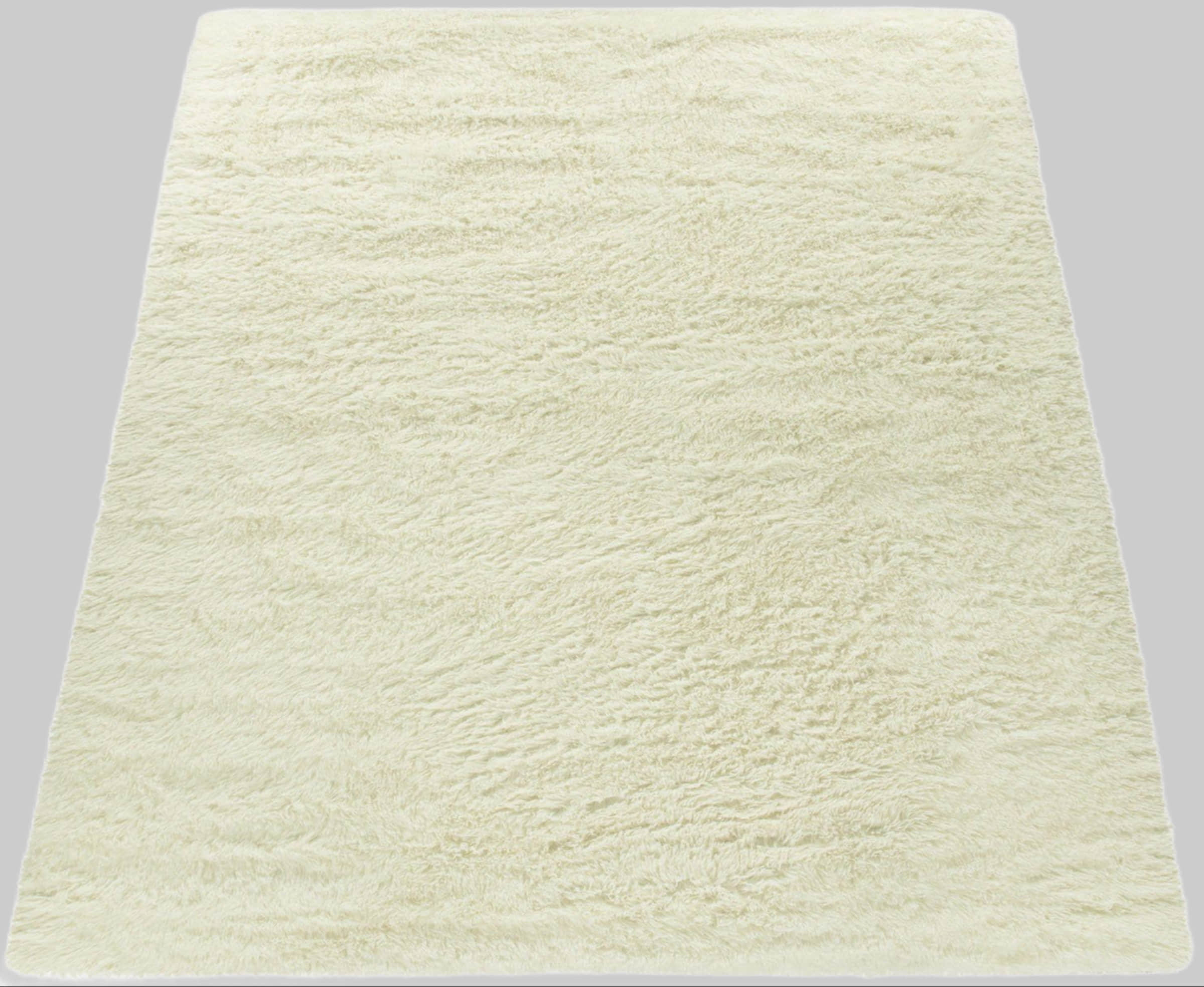 Paco Home Teppiche Paco Home Hochflor-Teppich Silky 591 | Premium Shaggy Rug | 37mm Extra Soft Pile | Polyester | Living Room & Bedroom | Underfloor Heating Compatible vanille