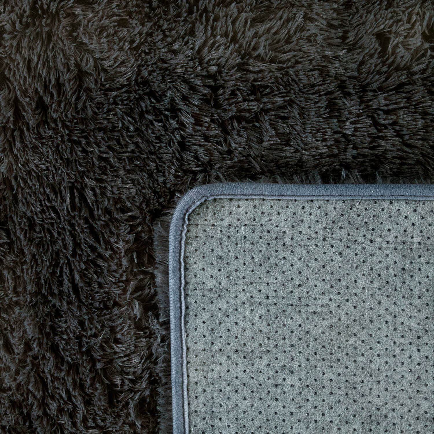 Paco Home Hochflor-Teppich Silky 591 | Premium Shaggy Rug | 37mm Extra Soft Pile | Polyester | Living Room & Bedroom | Underfloor Heating Compatible anthrazit Paco Home Teppiche