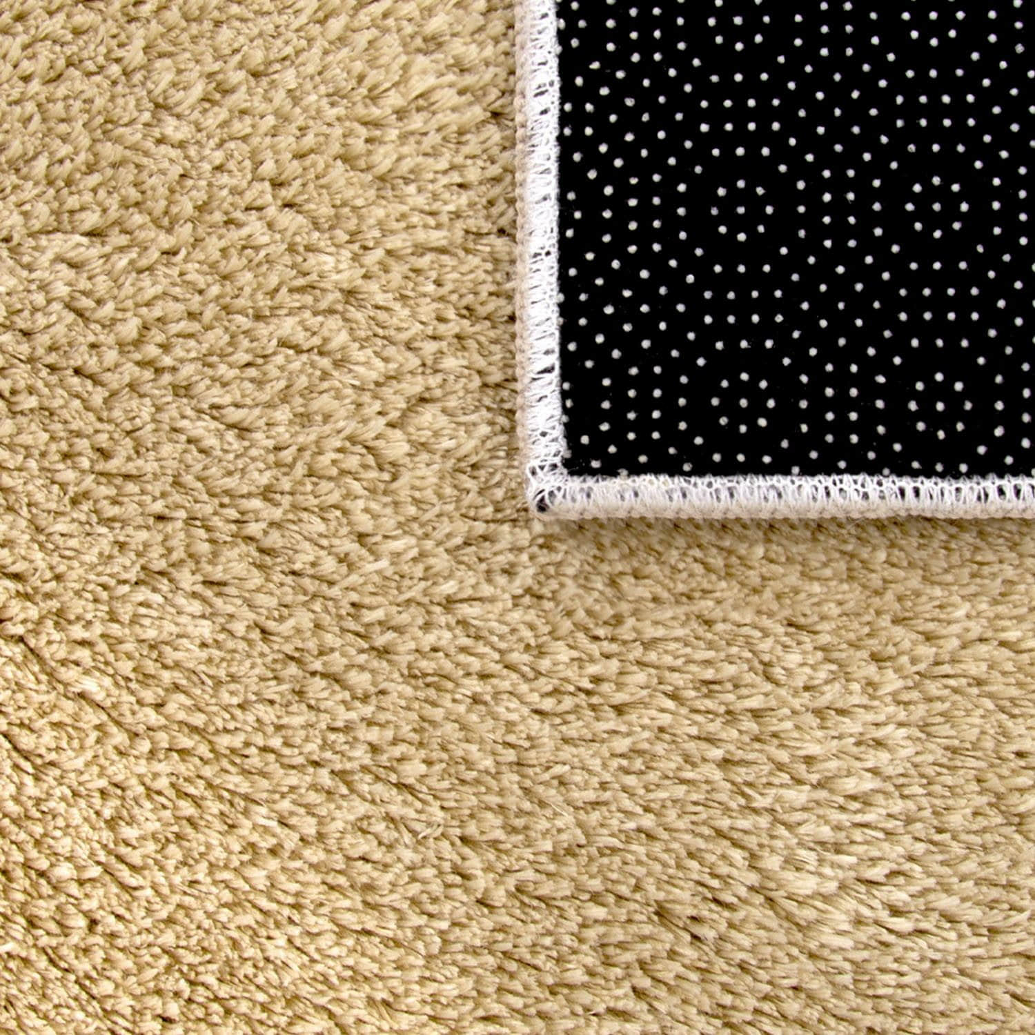 Paco Home Paco Home Teppich »Cadiz 630« - Hochwertiger Kurzflor in 14 mm Höhe | Waschbar & fußbodenheizungskompatibel | Uni-Farben | Auch als Läufer erhältlich beige Teppiche