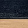 Paco Home Teppich Porto 890 | Premium Kurzflor-Teppich (13mm Höhe, 2.0kg/m²) in eleganten Uni-Farben | Ideal für Wohnzimmer & Schlafzimmer navy-blau Paco Home Teppiche