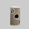 Tierbedarf PawHut PawHut Premium Katzenkratzbaum 70 cm | 3-Ebenen Design mit Sisal, Plüschhöhle & Plattformen | Grauer Katzenbaum für aktive Samtpfoten Weiß