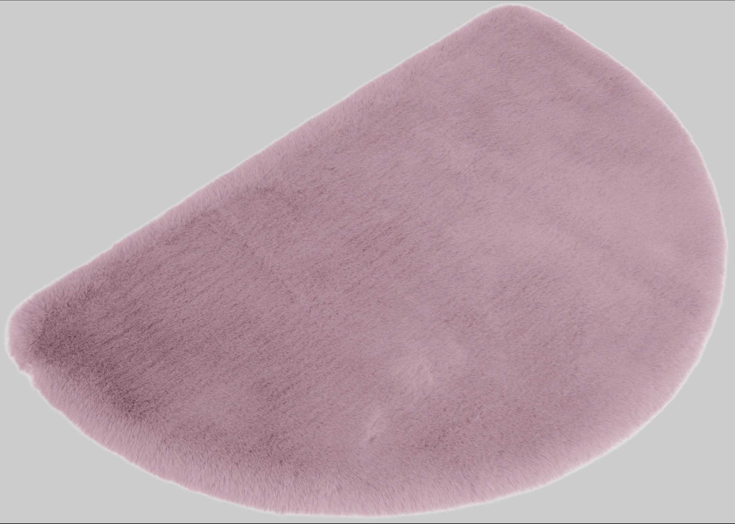 Badematten my home Premium Badematte "Rabbit" mit Kaninchenfell-Haptik | 30mm Höhe | rutschhemmend | fußbodenheizungsgeeignet | schnell trocknend | als Einzelstück oder 3er-Set | my home Kollektion rosa