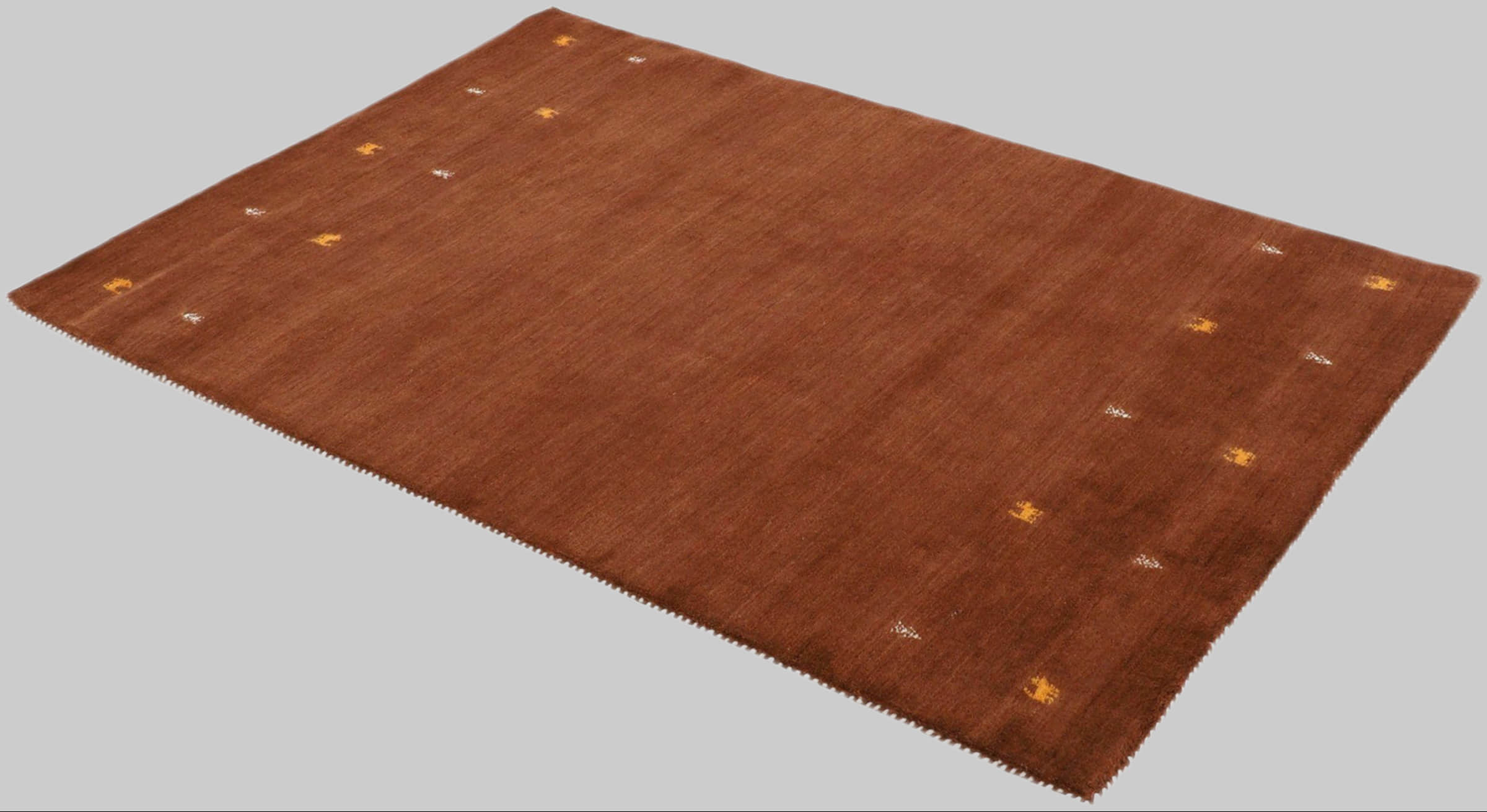 Teppiche carpetfine Premium Gabbeh Loom Wollteppich mit Tiermotiven | Handgewebt aus 100% reiner Wolle | 15 mm Höhe | Fußbodenheizung geeignet | Traditionelle Nomaden-Webkunst braun