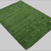 carpetfine Teppiche Premium Gabbeh Loom Wollteppich mit Tiermotiven | Handgewebt aus 100% reiner Wolle | 15 mm Höhe | Fußbodenheizung geeignet | Traditionelle Nomaden-Webkunst grün