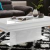 Premium INOSIGN Couchtisch mit RGB-LED-Beleuchtung | Hochglanz-Oberfläche | 100 cm Breite | Moderner Sofatisch weiß INOSIGN Tische