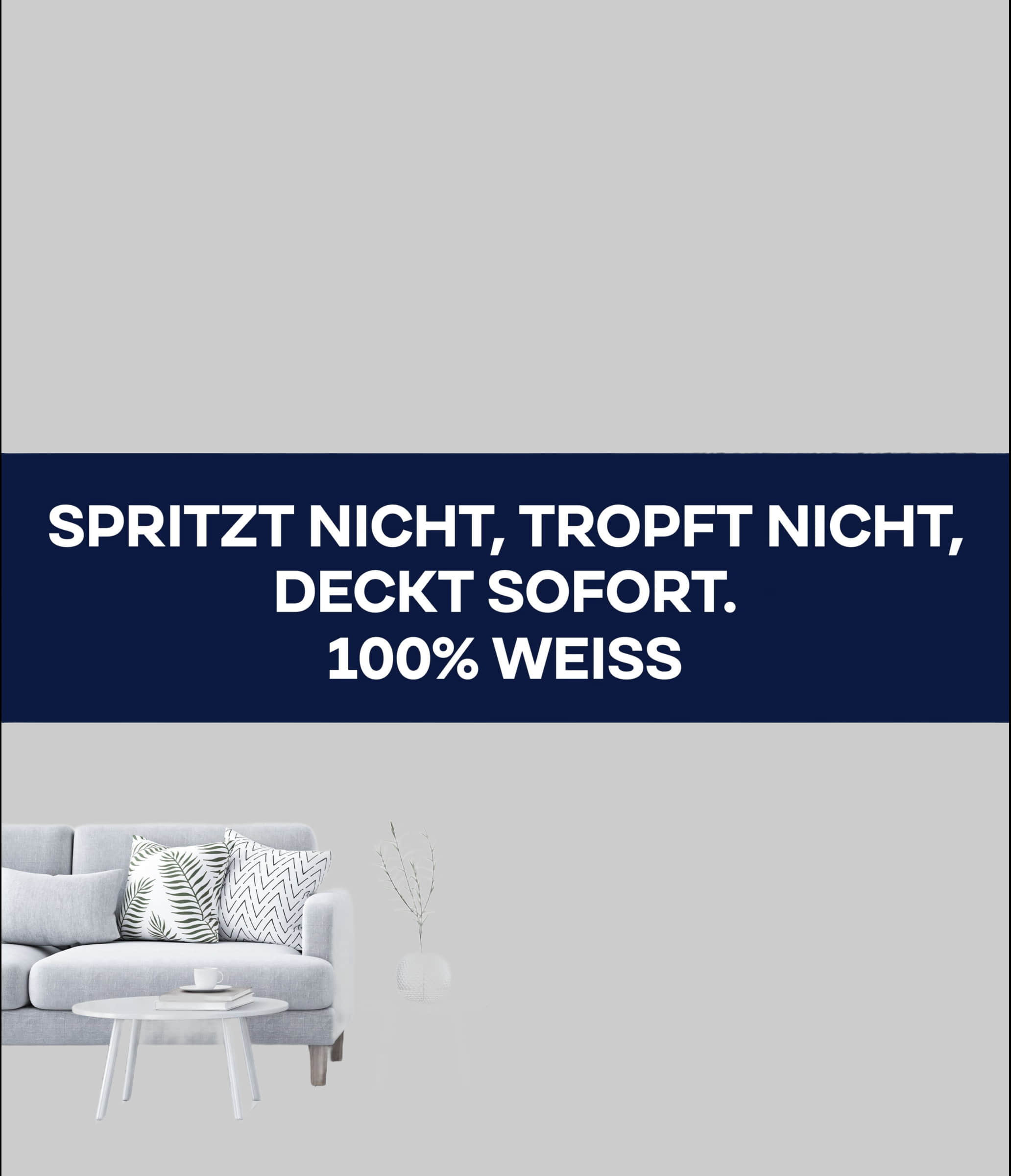plid Premium Schneeweiß Wandfarbe 10L | Hochdeckend (1x Anstrich) | Innenfarbe für Wände & Decken | Spritzarm & geruchsneutral | Made in Germany Bauen & Renovieren