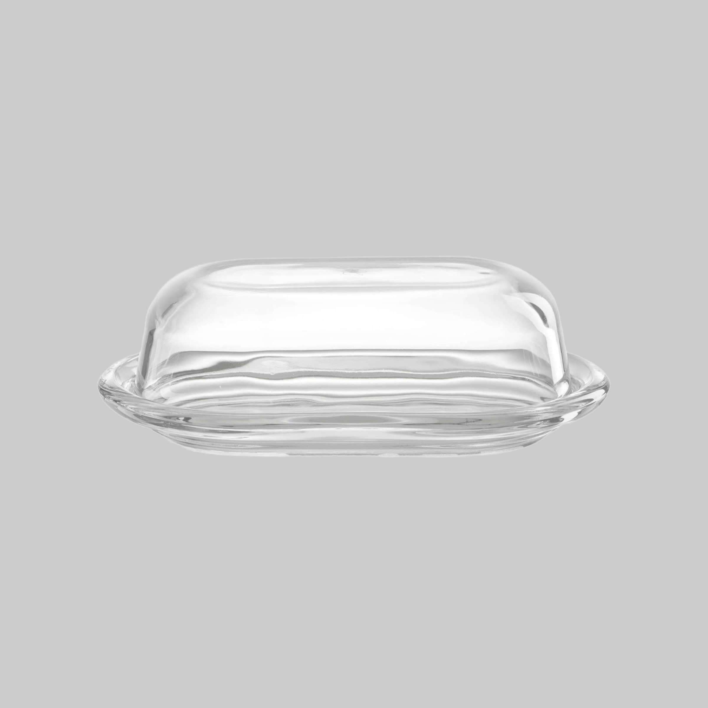 Ritzenhoff \u0026 Breker Ritzenhoff & Breker STYLE Butterdose - Premium Glass Butter Dish 20x14cm | Elegant Kitchenware | German Design Geschirr & Tischaccessoires