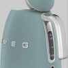 SMEG KLF03PKEU Retro Style Electric Kettle - 1.7L Capacity, 2400W Power, 7 Temperature Settings, Stainless Steel (Cadillac Pink) Emerald Gr Küchenkleingeräte Smeg