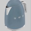 SMEG KLF03PKEU Retro Style Electric Kettle - 1.7L Capacity, 2400W Power, 7 Temperature Settings, Stainless Steel (Cadillac Pink) Storm Blue Küchenkleingeräte Smeg