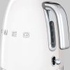 SMEG KLF03PKEU Retro Style Electric Kettle - 1.7L Capacity, 2400W Power, 7 Temperature Settings, Stainless Steel (Cadillac Pink) Weiß KLF03 Küchenkleingeräte Smeg