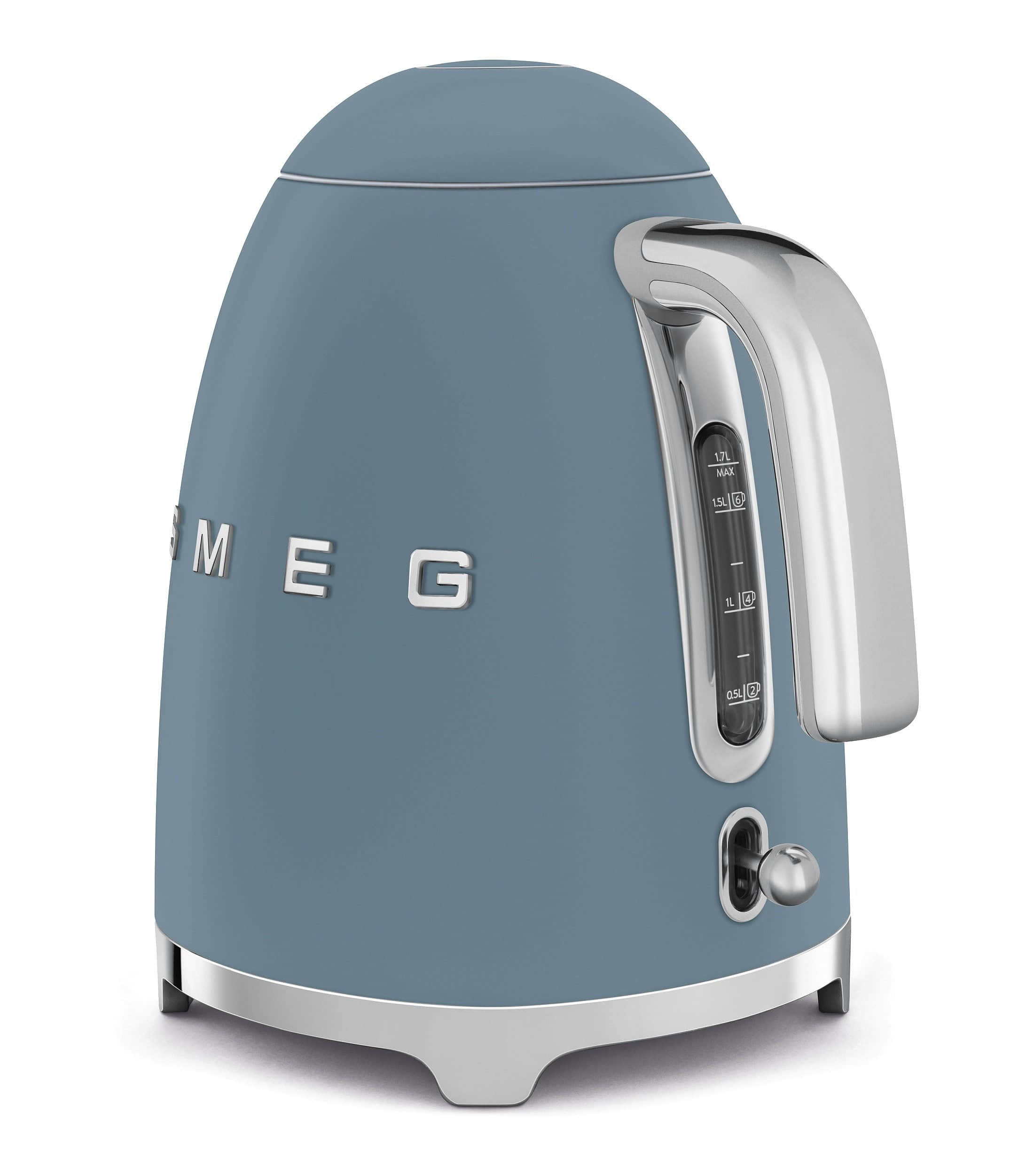 SMEG KLF03PKEU Retro Style Electric Kettle - 1.7L Capacity, 2400W Power, 7 Temperature Settings, Stainless Steel (Cadillac Pink) Storm Blue Küchenkleingeräte Smeg