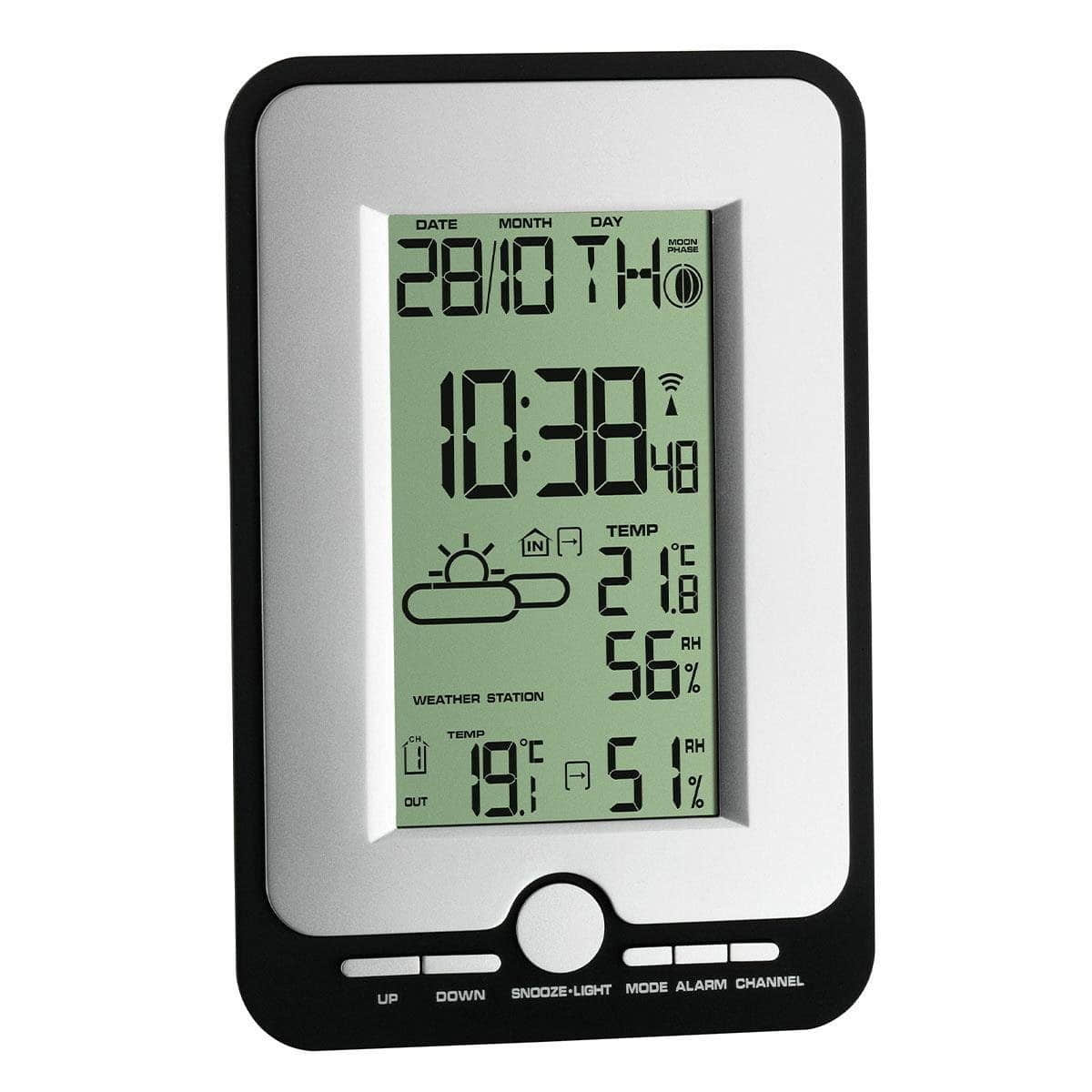 TFA Dostmann TFA Dostmann 35.1134 Premium Wireless Weather Station with 3 Outdoor Sensors - Accurate Temperature & Humidity Monitor for Home/Office Klima