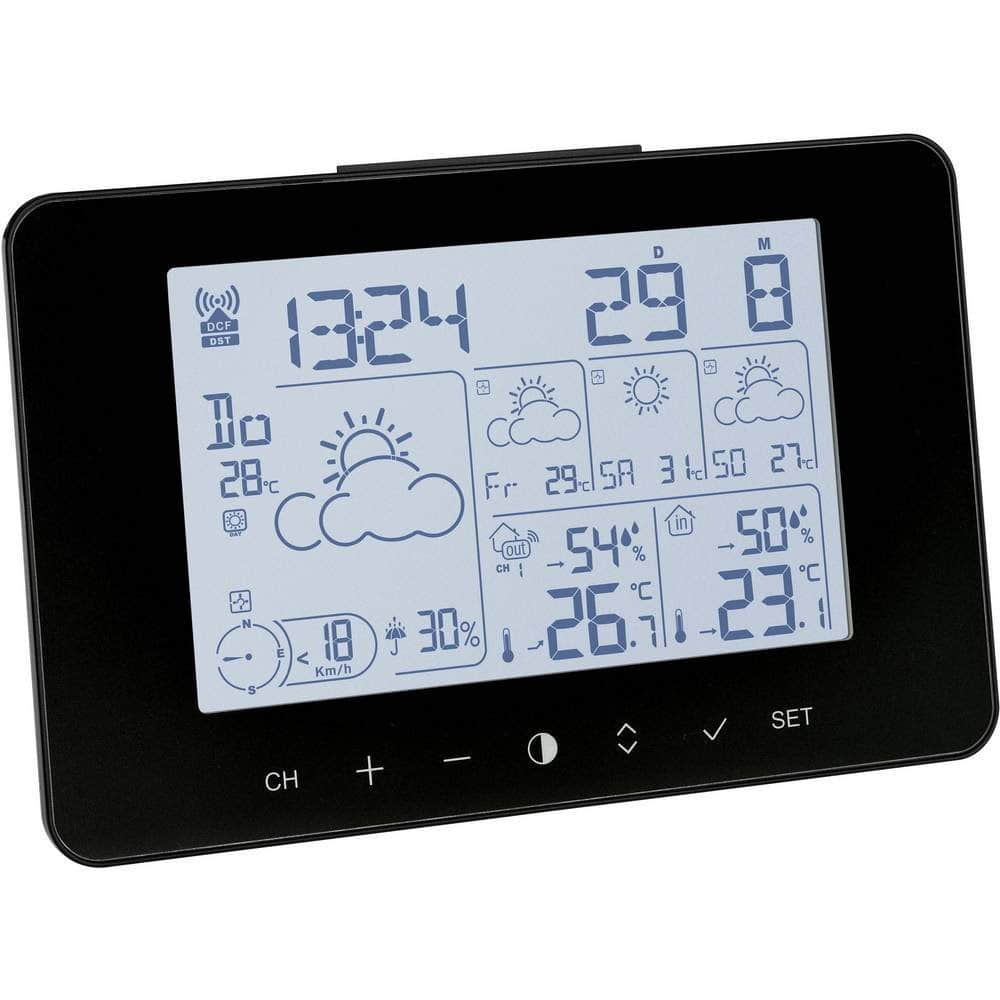 TFA Dostmann Klima TFA Dostmann 35.1156 Meteotime Primo Wireless Weather Station - 4-Day Forecasts for 90 European Regions with Rain Probability & Wind Data