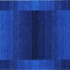 THEKO Gabbeh Super Handwoven Wool Rug | 100% Pure Wool | 9mm Plush Height | Persian-Inspired Design | Rectangle & Runner Options | 3kg/m² Density dunkelblau THEKO Teppiche
