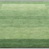 THEKO Gabbeh Super Handwoven Wool Rug | 100% Pure Wool | 9mm Plush Height | Persian-Inspired Design | Rectangle & Runner Options | 3kg/m² Density grün Teppiche THEKO