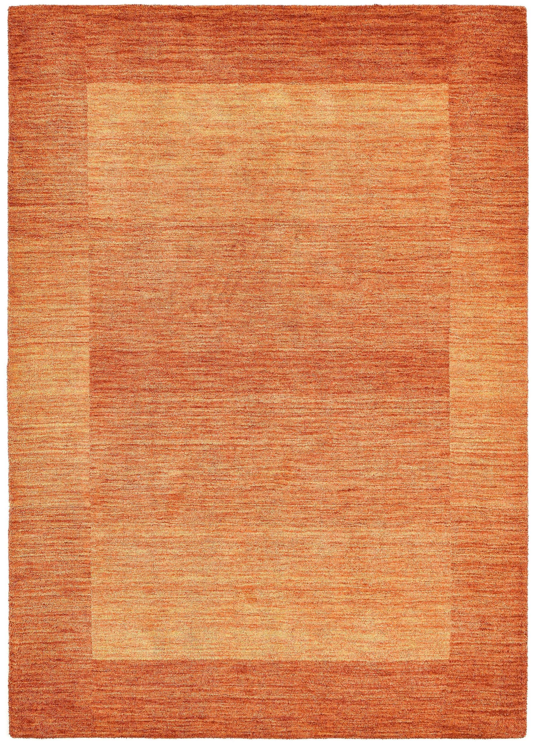 THEKO Teppiche THEKO Gabbeh Super Handwoven Wool Rug | 100% Pure Wool | 9mm Plush Height | Persian-Inspired Design | Rectangle & Runner Options | 3kg/m² Density rostbraun
