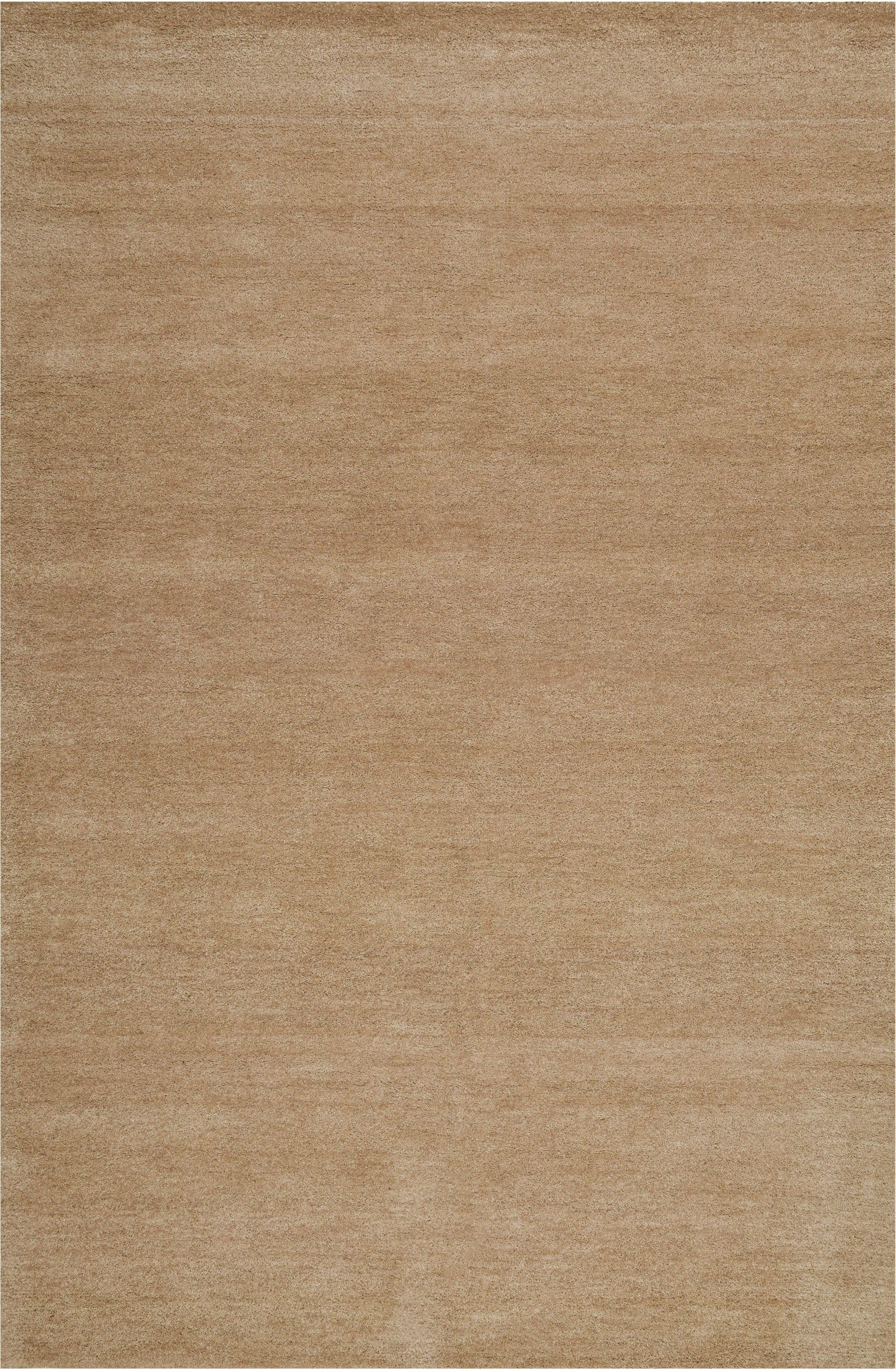 THEKO THEKO Gabbeh Uni Wollteppich | Handgewebt aus reiner Schurwolle | 14 mm Florhöhe | Rechteckig/Rund | Wohnzimmerteppich, Läufer | Nomaden-Design mit lebendiger Farbmelierung beige Teppiche