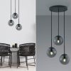 TRIO Leuchten 319830308 LED Cluster Pendelleuchte - 3x Rauchglas Kugeln (Ø30cm), 150cm verstellbare Aufhängung, E14 Fassungen, Warmweiß 3000K TRIO Leuchten Lampen