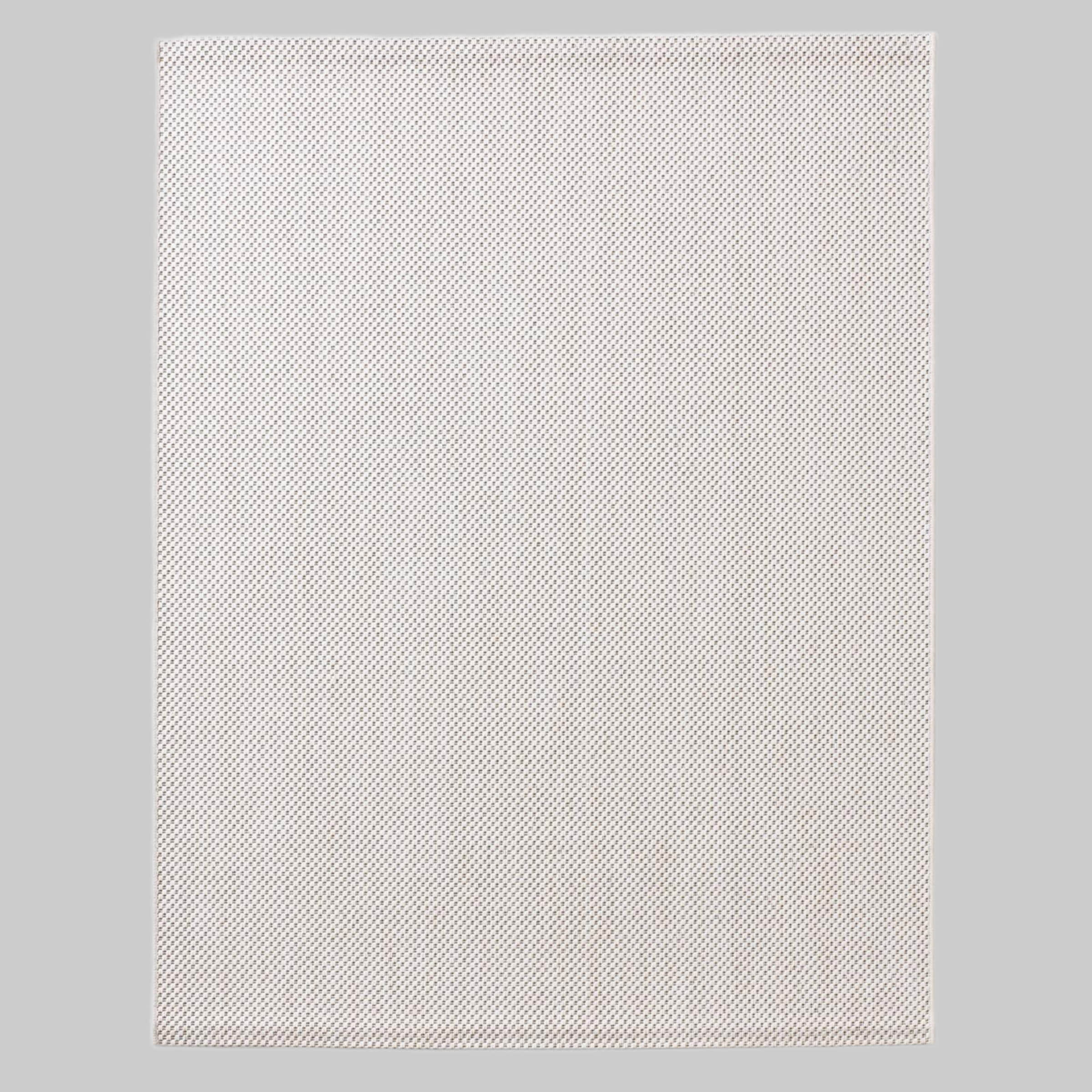 Teppiche TaraCarpet TaraCarpet Regina Flachgewebe-Teppich Indoor/Outdoor 80x150 cm - Wetterfester Polypropylen-Teppich für Küche, Wohnzimmer & Terrasse in Grün (7 mm Höhe) unicreme