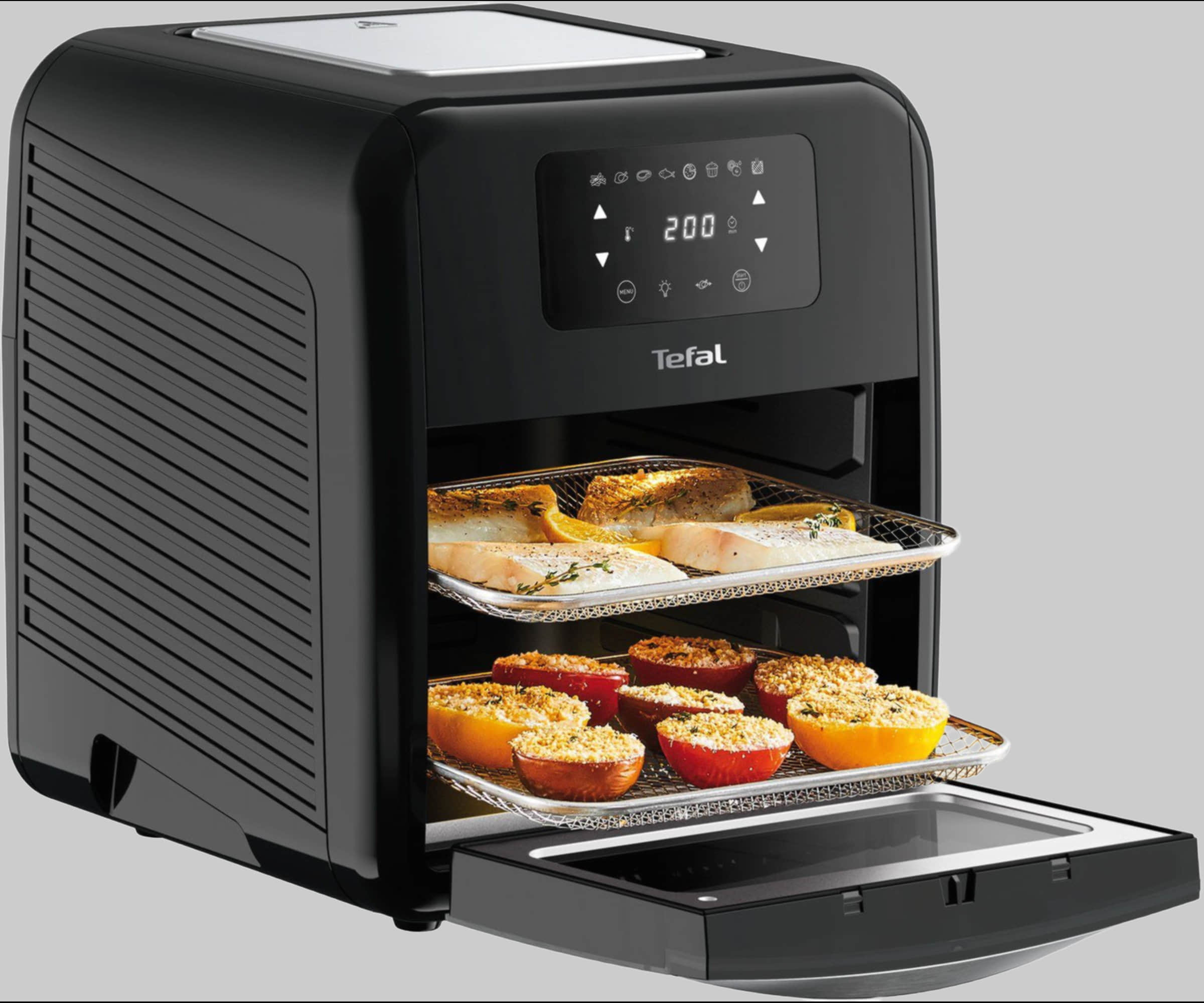 Küchenkleingeräte Tefal Tefal FW5018 Easy Fry Oven & Grill Heißluftfritteuse (2000W, 11L) – 9-in-1 Multifunktionsgerät mit Grillplatte, 8 Automatikprogrammen & 7 Zubehörteilen für gesundes Frittieren ohne Öl
