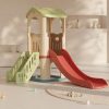 Garten & Balkon TikTakToo TikTakToo Premium Motorikcenter mit Rutsche & Kletterturm | 155cm Spielturm aus HDPE-Kunststoff | Indoor & Outdoor Spielcenter für Kinder 1-6 Jahre | Förderung motorischer Fähigkeiten