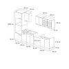 Küchen Vicco Vicco R-Line Küchenzeile 300 cm - Sonoma/Weiß mit Hochschrank (ohne AP) | Modulares Küchensystem mit Soft-Close-Scharnieren | Höhenverstellbare Füße Edelgrau/G