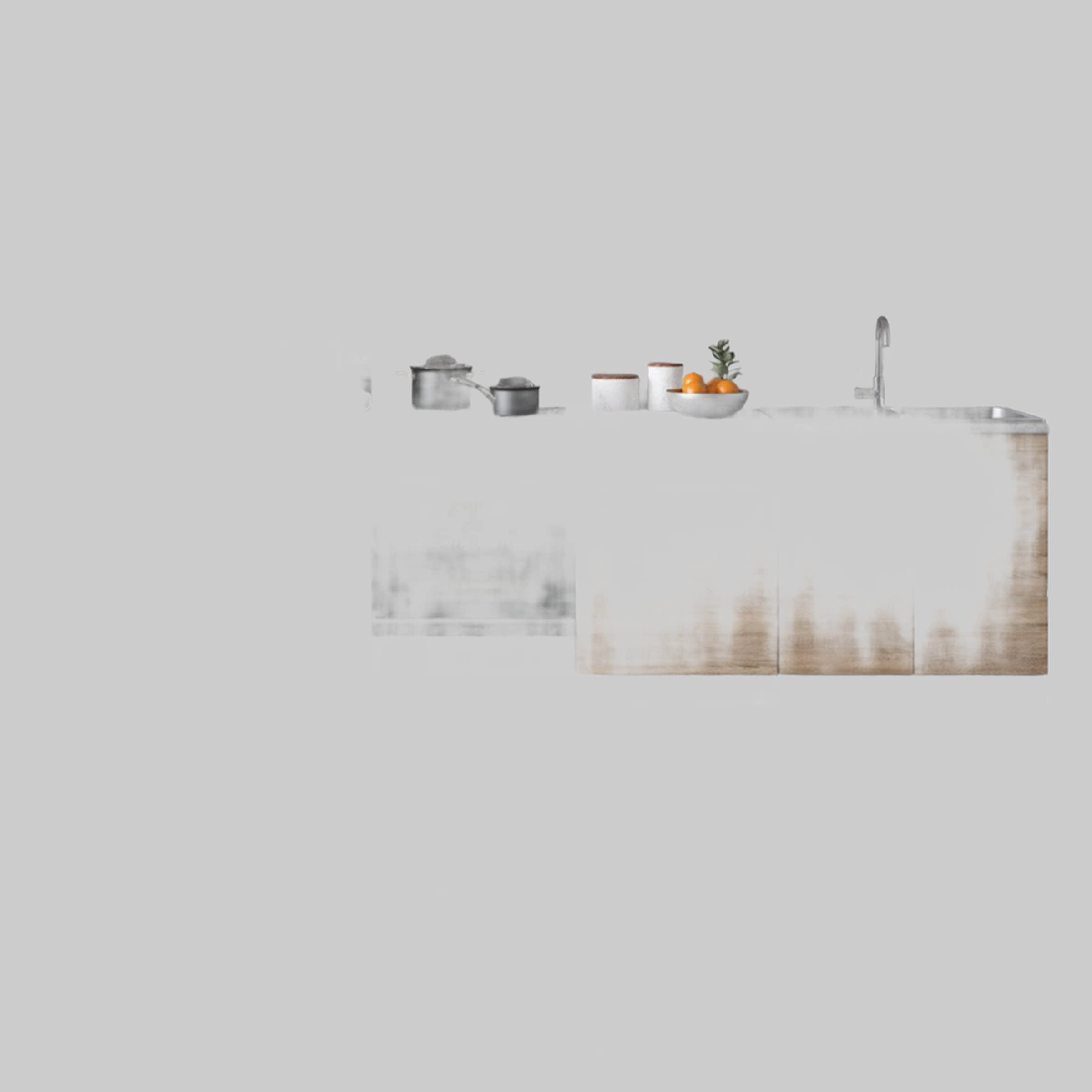 Vicco Vicco R-Line Küchenzeile | Modulares Küchensystem in Sonoma/Weiß | 300 cm Breite (ohne Arbeitsplatte) | Höhenverstellbar & Erweiterbar Sonoma Küchen