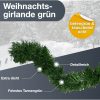 Weihnachtswunder® Premium Weihnachtsgirlande 10 Meter | Künstliche Tannengirlande grün | Dekoration für innen & außen | Flexibel formbar | Wetterfest & langlebig Weihnachtswunderu00AE Dekoration