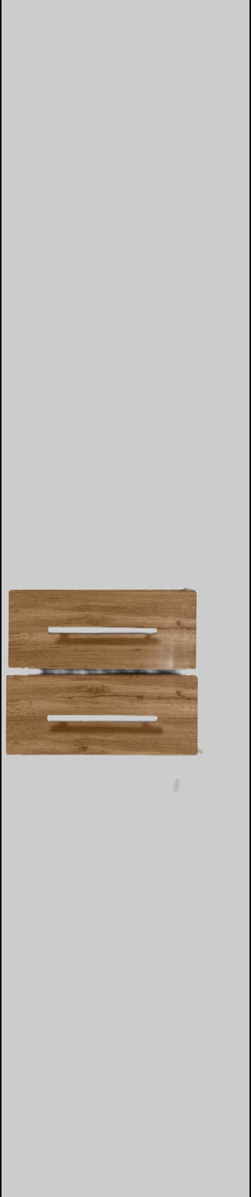 Schränke welltime Welltime Hochschrank Trento | 30cm schmaler Bad-Seitenschrank mit Stauraum | MDF-Fronten & Edelstahlgriffe | Verschiedene Farben | Made in Germany wotaneiche