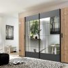 Wimex Wimex Schwebetürenschrank 'Stockholm' | Industrial-Look Kleiderschrank mit Spiegel & Schwebetüren | Bestseller Garderobenschrank graphitfar Schränke
