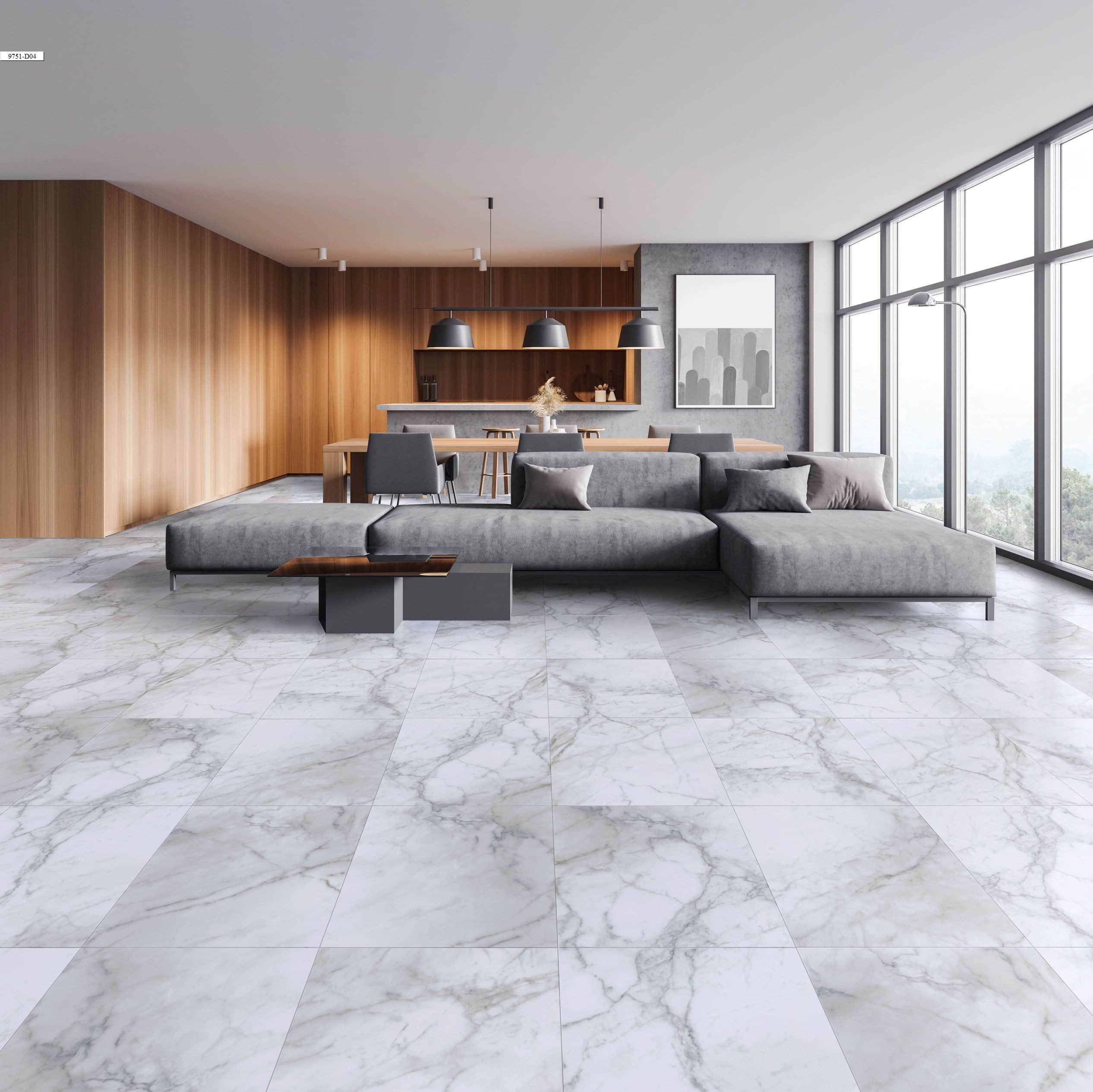 XXVinyl Premium Self-Adhesive Vinyl Floor Tiles - 25 Pack (2.32m²) - 30.5x30.5cm Wood & Stone Effect - Waterproof & Scratch-Resistant marmor weiss Bauen & Renovieren XXVinyl