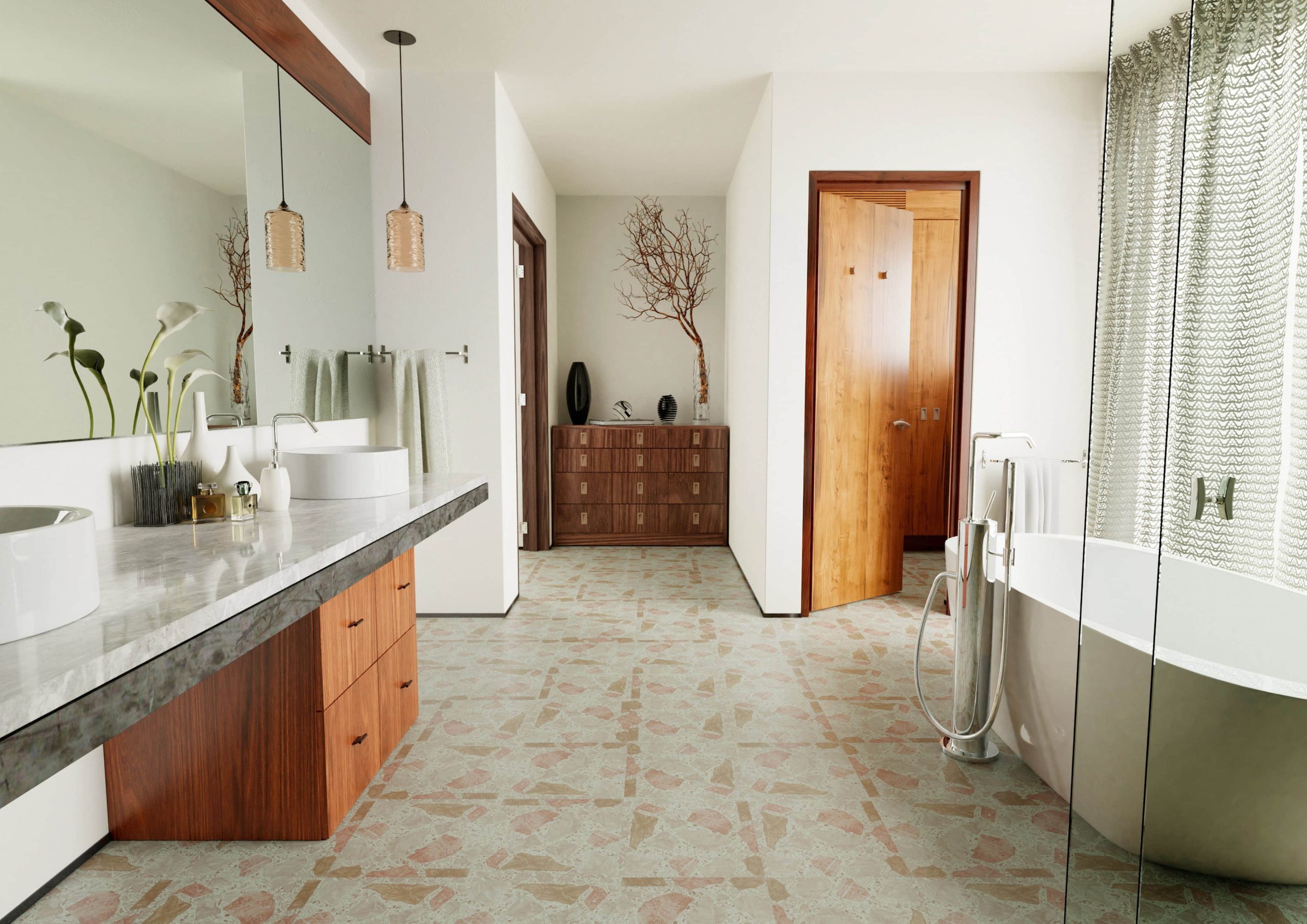 XXVinyl Bauen & Renovieren XXVinyl Premium Self-Adhesive Vinyl Floor Tiles - 25 Pack (2.32m²) - 30.5x30.5cm Wood & Stone Effect - Waterproof & Scratch-Resistant bruchstein