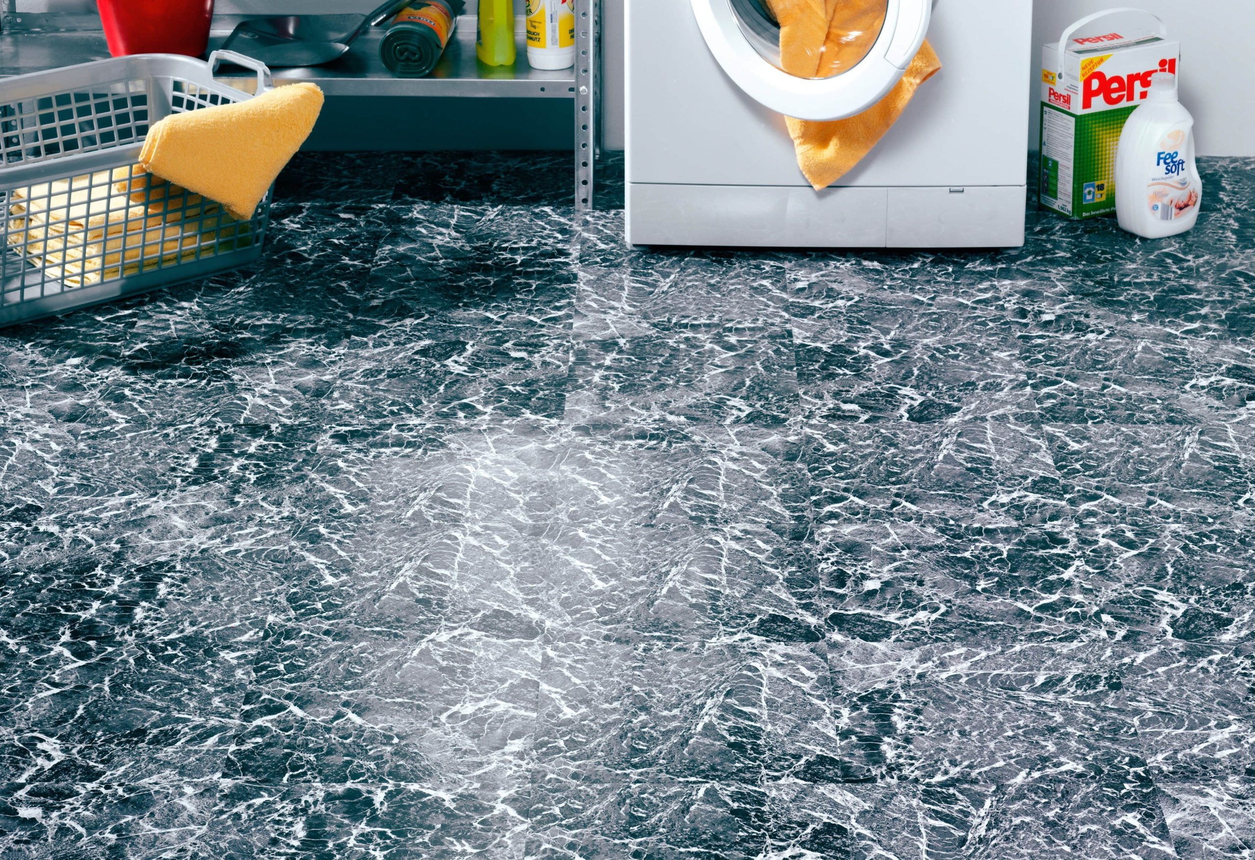 XXVinyl Premium Self-Adhesive Vinyl Floor Tiles - 25 Pack (2.32m²) - 30.5x30.5cm Wood & Stone Effect - Waterproof & Scratch-Resistant marmor sch Bauen & Renovieren XXVinyl