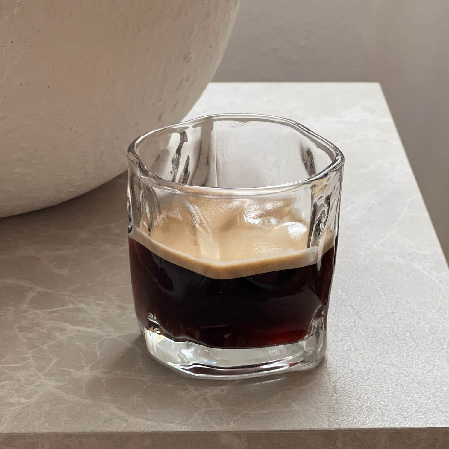 Geschirr & Tischaccessoires Zoha Zoha Diamond Clear Premium Trinkgläser 200ml (2er Set) - Hitzebeständige Cocktailgläser & Eiskaffeegläser aus bruchfestem Kristallglas, spülmaschinengeeignet