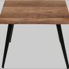 byLIVING Tische byLIVING 'Caddy' Live Edge Coffee Table - Solid Acacia Wood Top with Black Metal Legs (60cm or 110cm Width)