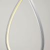 casa NOVA LED Tischleuchte ONION - 37 cm silbergrau, dimmbare Warmweiß-LED, Metall/Kunststoff, 6W, 1-flammig Lampen casa NOVA