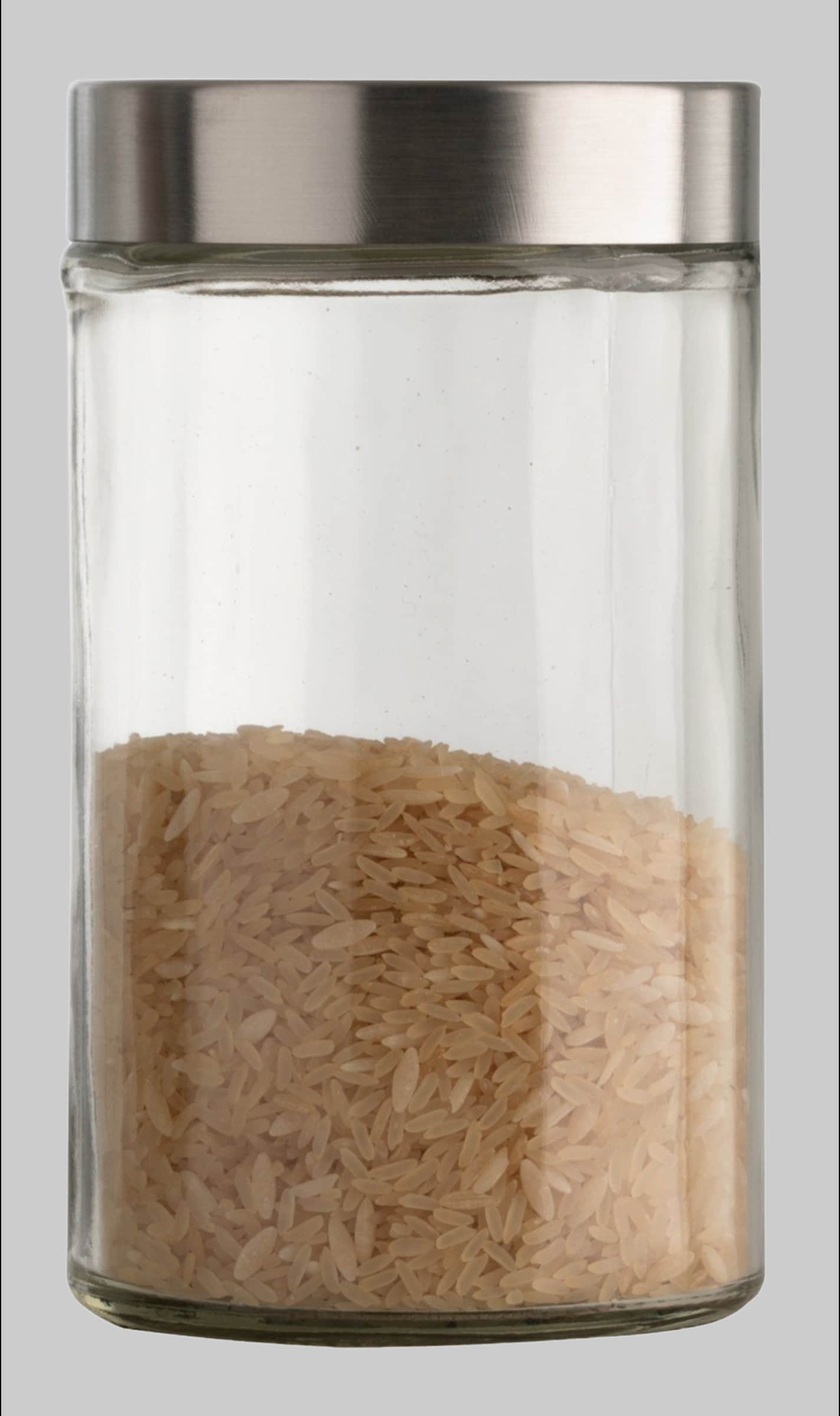 casa NOVA Vorratsglas AMETHYT 1,25 Liter – Transparentes Glas mit Aluminiumdeckel für Küche & Vorratshaltung casa NOVA Aufbewahrung
