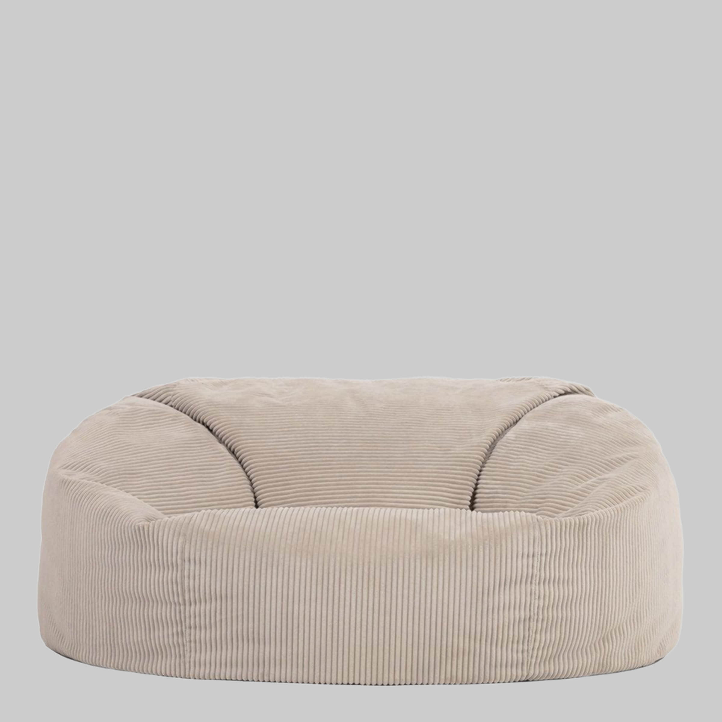 icon icon Sitzsack 'Soul' XXL Sofa 160x140cm | Premium Cord Bean Bag | Made in Germany | For Adults & Kids beige Sessel