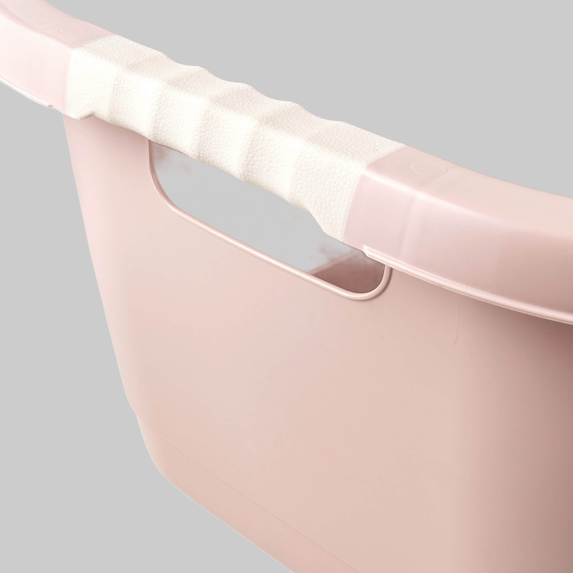 keeeper Wäschewanne 'janne' - Ergonomische Nierenform mit Softgriffen, 50 Liter Fassungsvermögen (65x45x28,5 cm), aus stabilem PP-Kunststoff nordic pink Bad & Sanitär keeeper