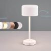 lightling lightling Julien Premium LED Table Lamp - USB-C Rechargeable, Touch Dimmable (3 Levels), 20H Battery, Warm White Light - Modern Metal Design for Home/Office (12x30cm) weiß matt Lampen