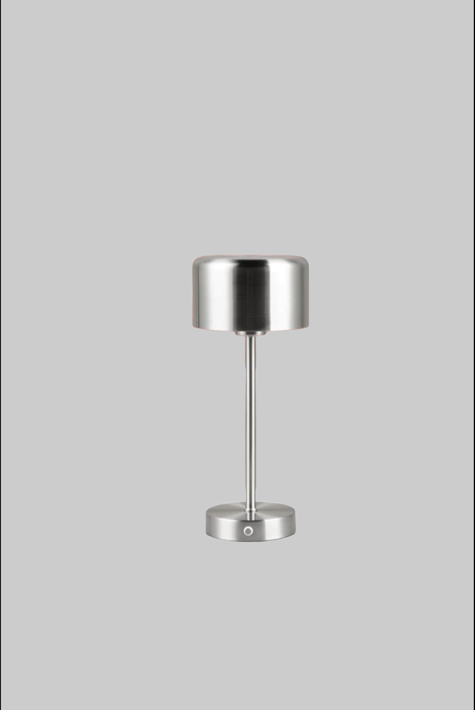 lightling Lampen lightling Julien Premium LED Table Lamp - USB-C Rechargeable, Touch Dimmable (3 Levels), 20H Battery, Warm White Light - Modern Metal Design for Home/Office (12x30cm) nickel matt