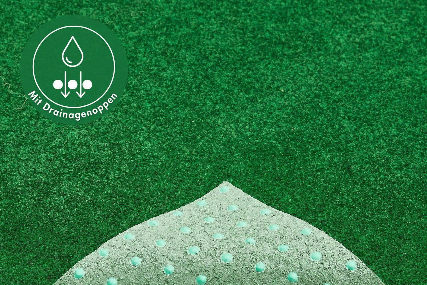 misento misento Premium Artificial Grass Rug – 4mm Thick UV-Resistant Outdoor Turf with Drainage Nubs (67x100cm) – Balcony & Terrace Lawn Mat – Easy to Clean & Install Grün Teppiche