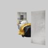 mollis Premium Wandpaneel Rechteckig 30x60 cm – Akustik Wandpolster, Bettkopfteil & Raumteiler in 8 Farben | FSC® C114919 zertifiziert Silber mollis Bauen & Renovieren